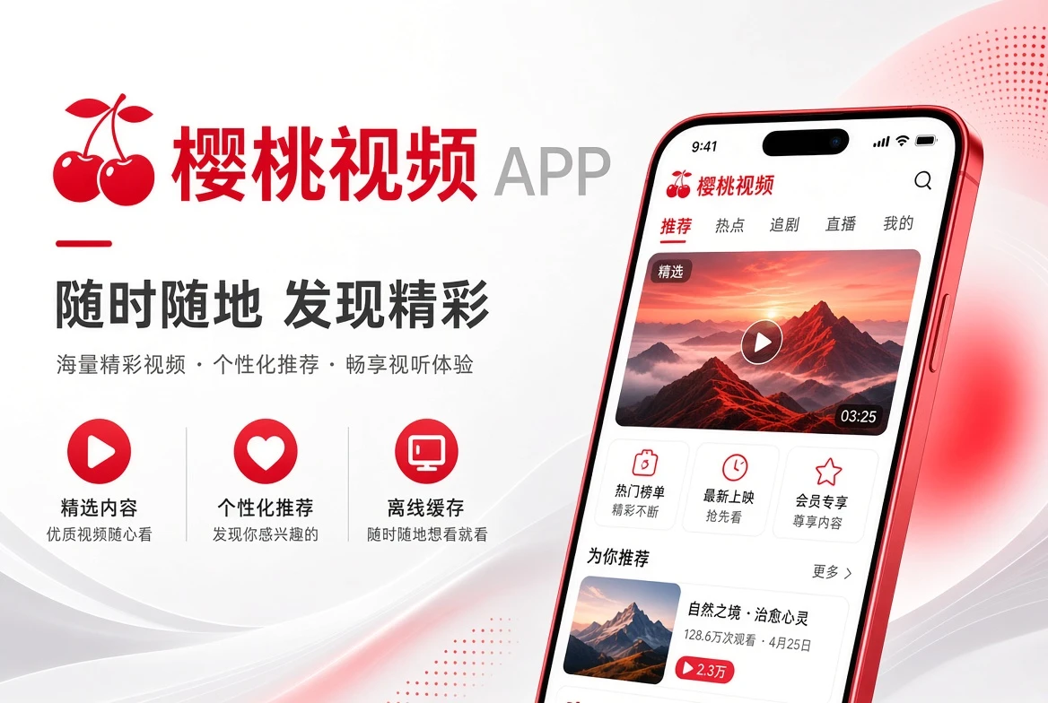 樱桃视频APP界面